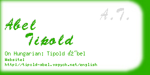 abel tipold business card